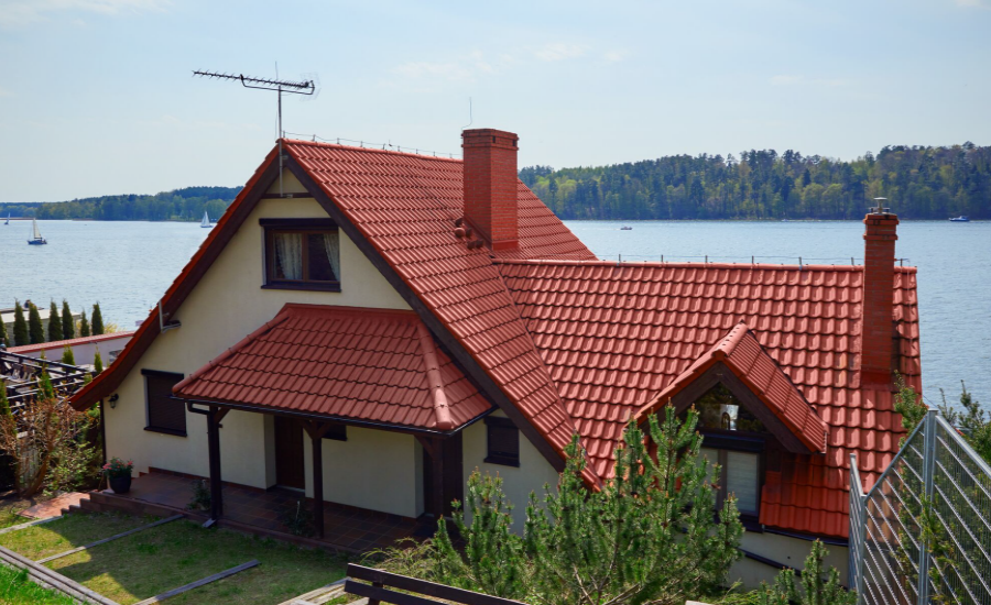 Villa järve ääres Mikołajki korterid järved Mazury puhkus Poolas